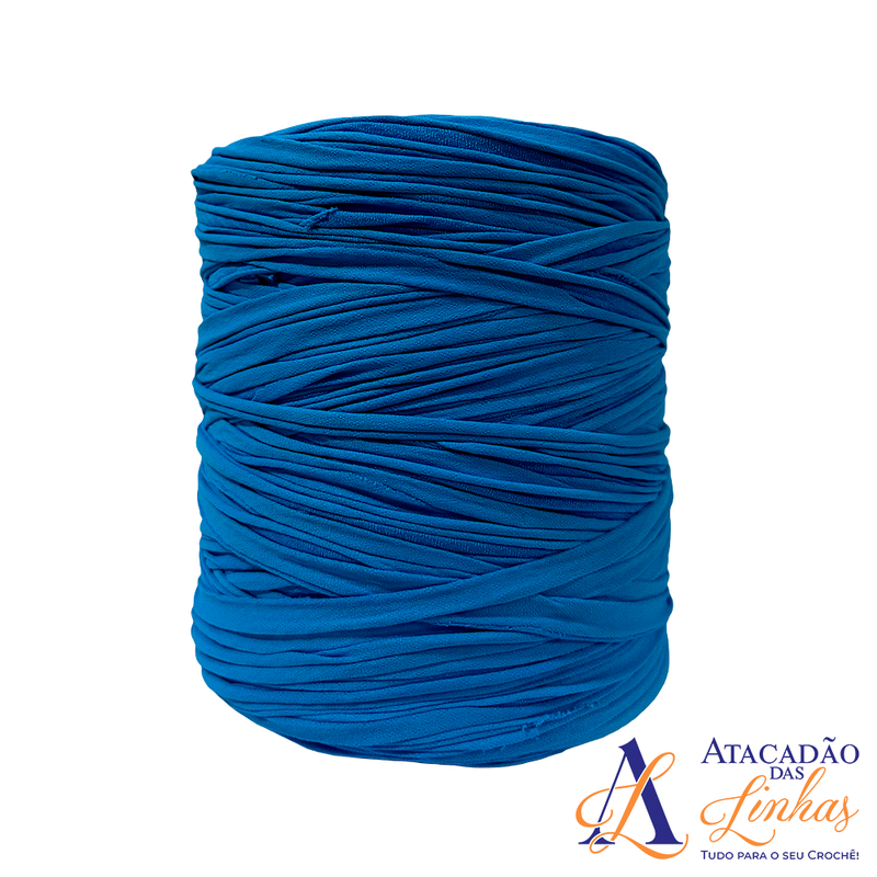 Fio De Malha Brasil 1kg - Tons de Azul Médio (Celeste, Royal)