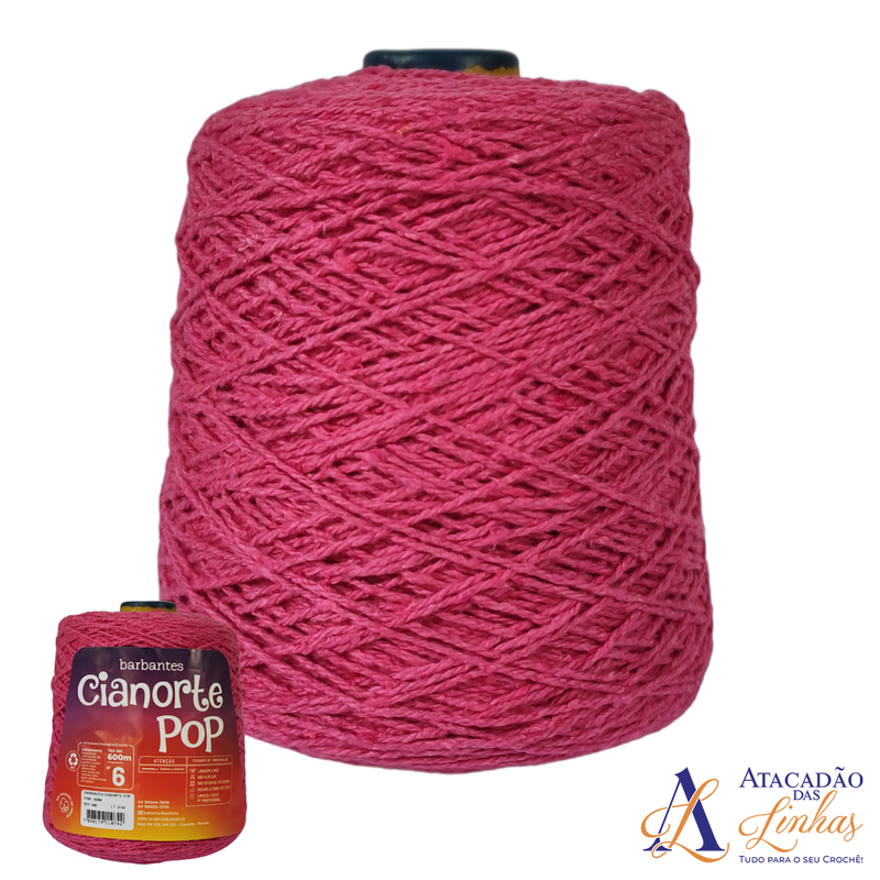 Barbante CiaNorte Pop Nº6 - Rosa Pink