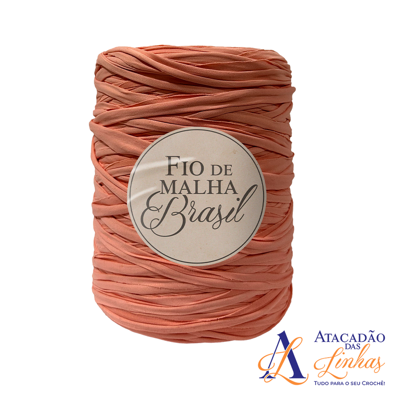 Fio De Malha Brasil 1kg - Tons de Rosa Claro (Salmão, Rosê, Bebê)