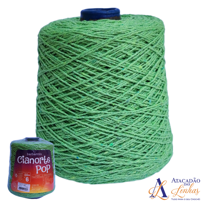 Barbante CiaNorte Pop Nº6 - Verde Abacate